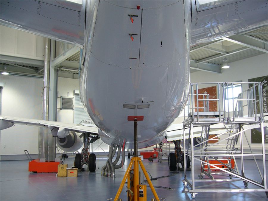 Forschungslabor, DLR, Flugzeuglüftung